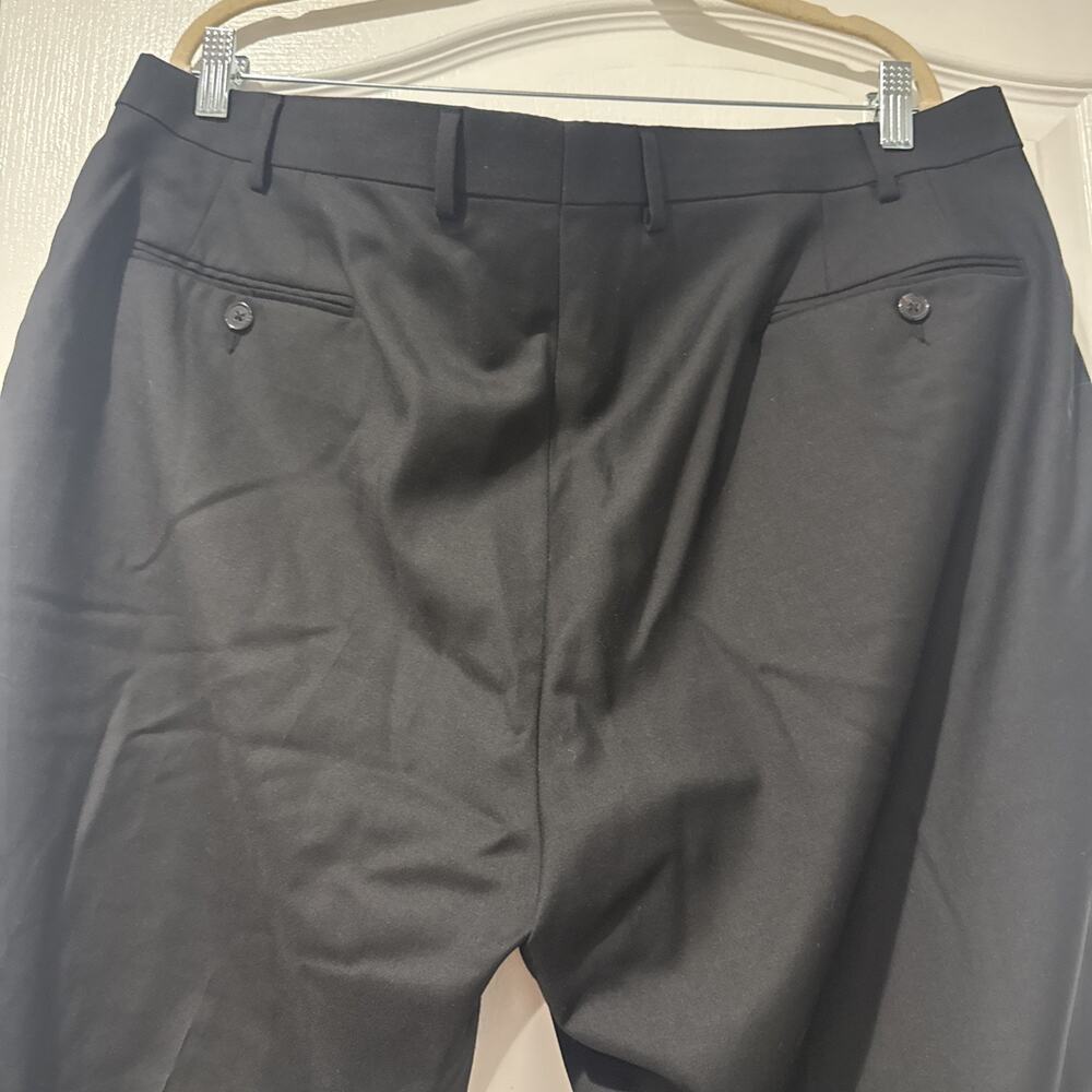 Lauren Ralph Lauren Men's Black Dress Pants Straight Leg Wool Blend 42x32 - Picture 5 of 9